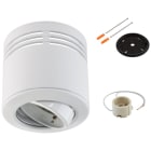 EVN - Decken-ABL rund schw. weiß IP20 GU10 max. 50W