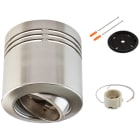 EVN - Decken-ABL rund schw. chrom sat. IP20 GU10 max. 50W