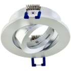 EVN - Decken-EBL rund schw. Alu IP20 GX5,3 max. 50W 12V