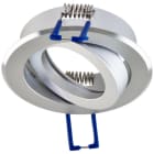 EVN - Decken-EBL rund schw. alu IP20 GX5,3 max. 50W 12V