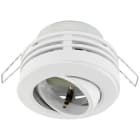 EVN - Halbeinbauleuchte rund schw. weiß IP20 GU10 max. 50W