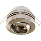 EVN - Halbeinbauleuchte rund schw. chrom sat. IP20 GU10 max. 50W