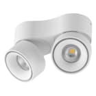 EVN - dreh-/schwenkbar oval weiß IP20 230V 2x9W 3000K 2x750lm