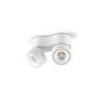 EVN - dreh-/schwenkbar oval weiß IP20 230V 2x13W 3000K 2x1120lm