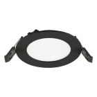 EVN - LED Einbaupanel-rund-schwarz-IP54, 7W
