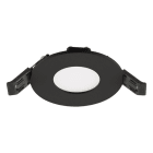 EVN - LED Einbaupanel rund schwarz-IP54