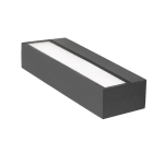 EVN - LED Wandanbau-2-flmg.-anthrazit-IP65-200-240V-dim.