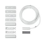 INDEXA - Magnetkontakt, flexible Anbringung, Reedkontakt, Öffner NC, WEISS, 4m Kabel weiß