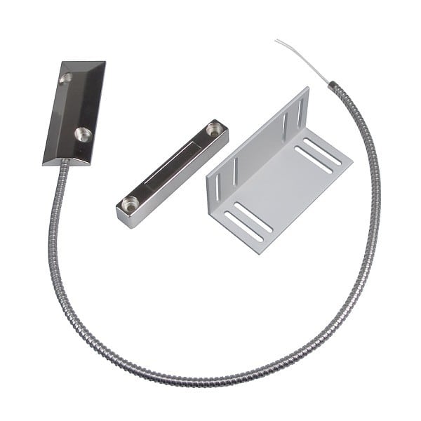 INDEXA - Rolltormagnetkontakt, 1A/30V DC, (Öffner, NC), in befahrbarem Alugehäuse