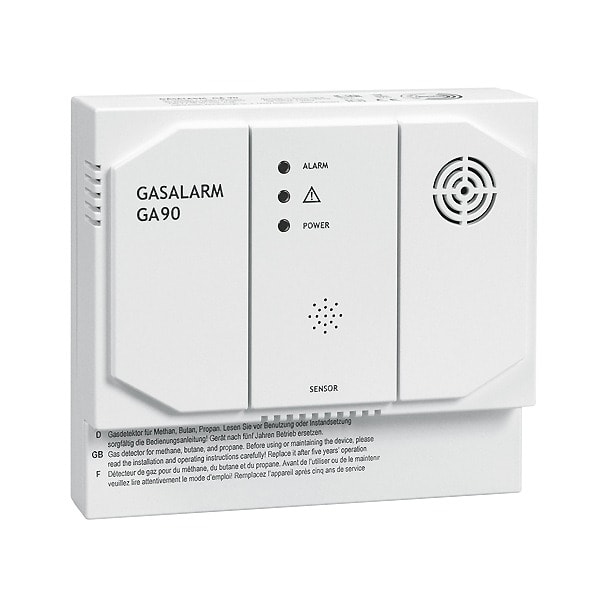 INDEXA - Gasmelder 12VDC Gasalarm mit Relais, Methan (Erdgas), Propan, Butan (Flüssiggas)