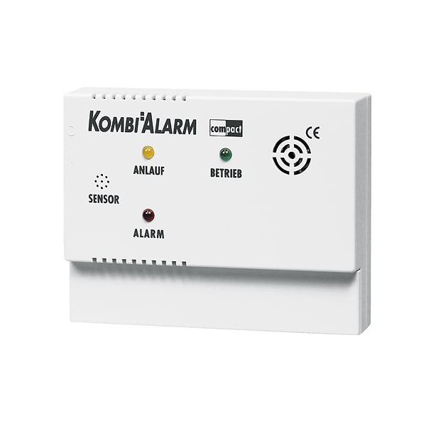 INDEXA - Kombi-Alarm Compact, Gasmelder für Narkosegas (KO-Gas) + Gas (Flüssiggas)