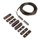 INDEXA - Magnetkontakt, flexible Anbringung, Reedkontakt, (Öffner, NC), BRAUN, 4m, VdS