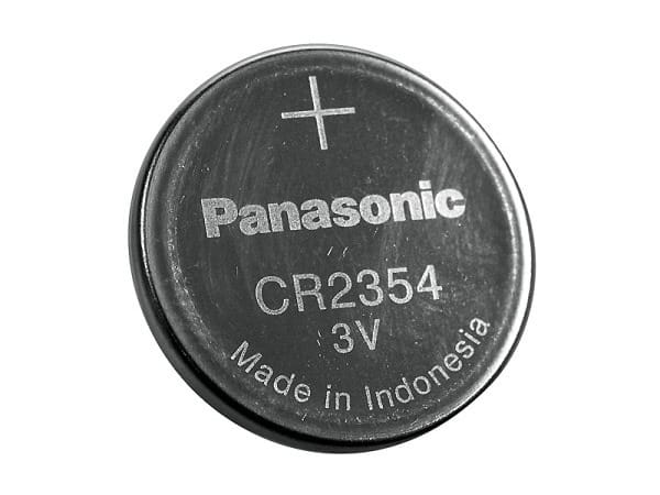 INDEXA - Lithium-Batterie, 3,0 V (CR2354) Abmessungen: D 23 x 5,4 mm.