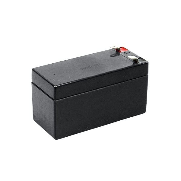 INDEXA - Notstrom-Akku für Alarmzentralen, Bleiakku 12 Volt, 1,2Ah, FASTON 187, VdS