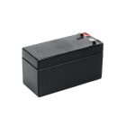 INDEXA - Notstrom-Akku für Alarmzentralen, Bleiakku 12 Volt, 1,2Ah, FASTON 187, VdS