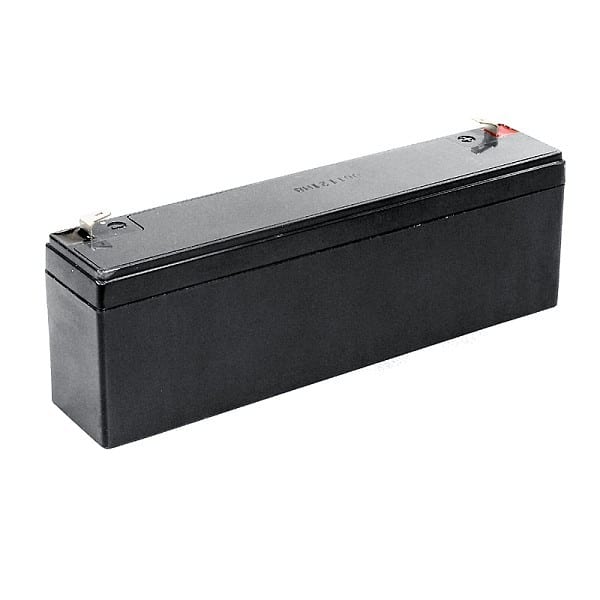 INDEXA - Notstrom-Akku für Alarmzentralen, Bleiakku 12 Volt, 2,3Ah, FASTON 187, VdS