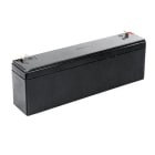 INDEXA - Notstrom-Akku für Alarmzentralen, Bleiakku 12 Volt, 2,3Ah, FASTON 187, VdS