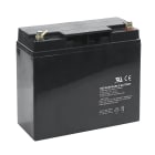 INDEXA - Notstrom-Akku für Alarmzentralen, Bleiakku 12 Volt, 18 Ah, FASTON 187, VdS