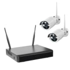 INDEXA - WLAN-NVR mit 2 Funk-Außenkameras WR100B, 2TB Festplatte HDD WiFi