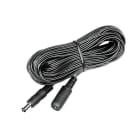 INDEXA - DC-Verlängerungskabel, DC-Stecker auf DC-Kupplung, 10m Länge, schwarz