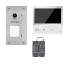 INDEXA - VT200 SET UW1 Video-Türsprechanlage-Set, Aufputz mit 1 Ruftaste, Komfort-Monitor