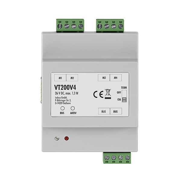 INDEXA - 4-facher Verteiler für Video-Türsprechsystem VT200