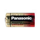 INDEXA - Lithium-Batterie, 3,0 Volt (CR123A) Abmessungen: D 17 x 34,5 mm.