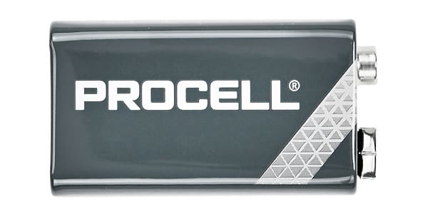 INDEXA - DURACELL 9V alkalische Blockbatterie 9 Volt, 6LF22, 9V-Block, E-Block Industrial