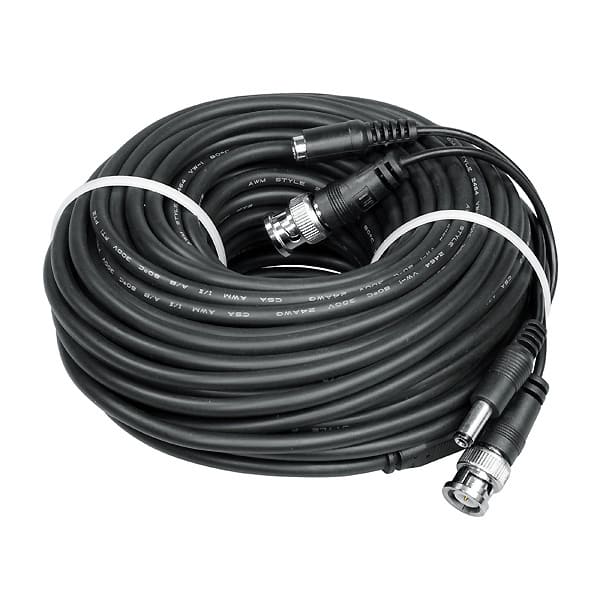 INDEXA - Verbindungskabel (Koax RG59+ DC) RG 59 Zwillingskabel 10m