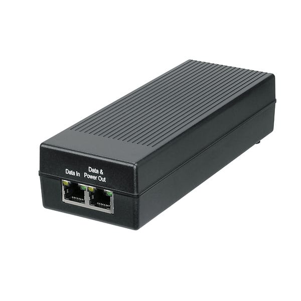 INDEXA - PoE Injector 30W, 100m Übertragung IEEE 802.3af / IEEE 802.3at