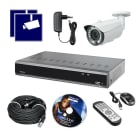 INDEXA - Videoüberwachungsanlage Full-HD DVR-Set 4-Kanal+ 1x Vario-Außenkamera 1080p AHD