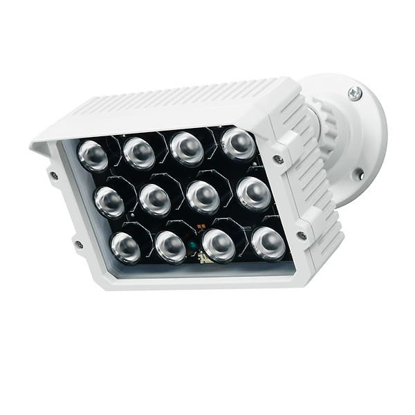 INDEXA - Infrarotstrahler 60m / 80° 850nm 12 LEDs IR-Strahler für Videoüberwachung