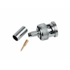 INDEXA - BNC-Stecker für Crimpmontage, für RG 59 Koaxial-Kabel.