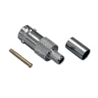 INDEXA - BNC-Kupplung für Crimpmontage, für RG 59 Koaxial-Kabel.