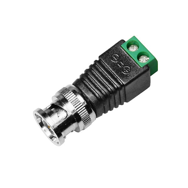 INDEXA - BNC-Stecker auf 2 Schraubklemmen