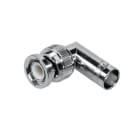 INDEXA - BNC-Winkeladapter. BNC-Stecker auf BNC-Kupplung, 90° abgewinkelt.