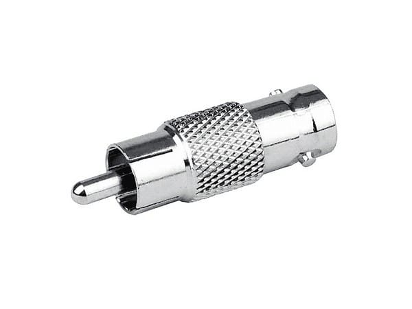 INDEXA - Adapter von BNC-Kupplung auf Cinch-Stecker.