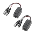 INDEXA - Balun AHD-Übertragung über CAT5/CAT6/CAT7 (flexibel), mit DC-Stecker/Kupplung