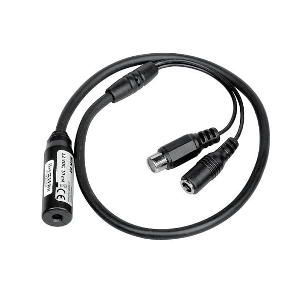 INDEXA - Mikrofon-Modul, 12V DC, inkl. 45cm Kabel mit Cinch- und DC-Buchse