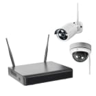 INDEXA - WLAN-NVR mit 2 Funk-Außenkameras WR100B+WR120D, 2TB Festplatte HDD WiFi