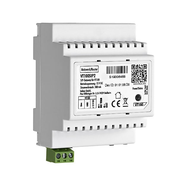 INDEXA - SIP-Wählmodul für VT100 Türsprechanlagen ab Generation VT100TV2/VT100TA2