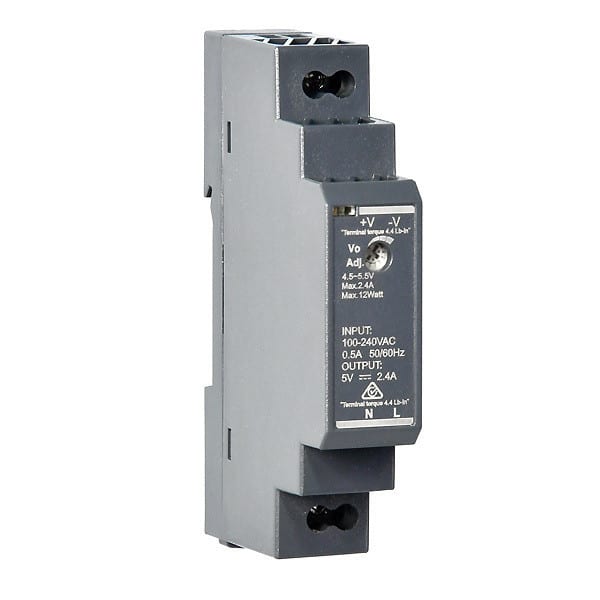 INDEXA - Hutschienen-Netzteil 12W 5V / 2,4A