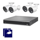 INDEXA - NVR Netzwerk-Videorecorder-Set Rekorder NVR508-POE, 4x IP-Kamera NWB6551F