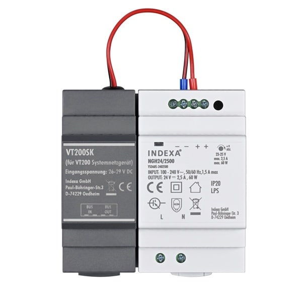 INDEXA - VT200NG3 System-Netzgerät für Video-Türsprechsystem 60W 29V 1,5A