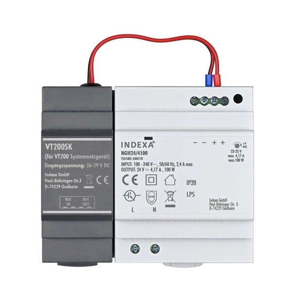 INDEXA - VT200NG4 System-Netzgerät für Video-Türsprechsystem 100W 29V