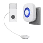 INDEXA - Funk-Wassermelder bestehend aus Sensor / Sender und Gongeinheit mit Eurostecker