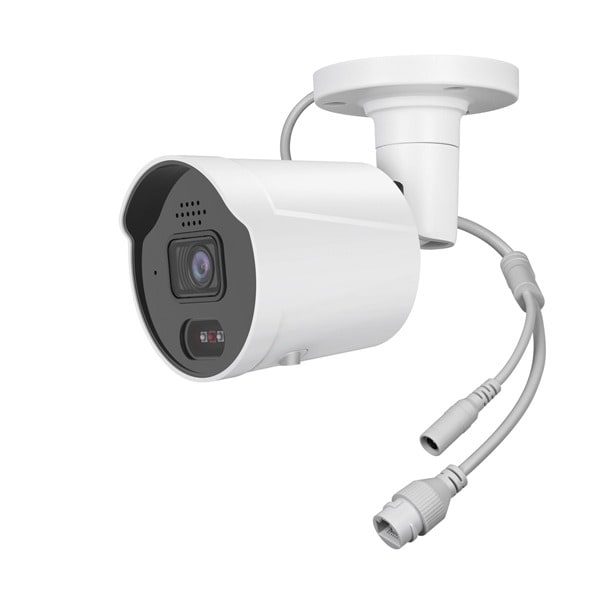 INDEXA - IP-Kamera 2MP Netzwerkkamera 2,8mm PoE IP66 IR30m weiß