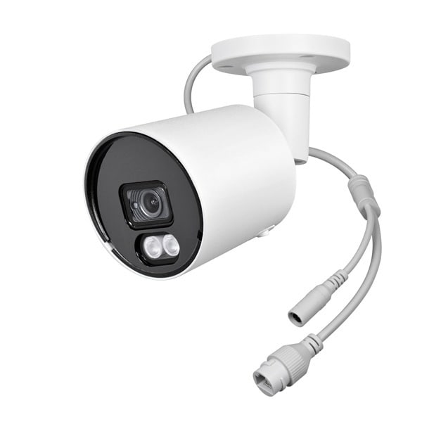 INDEXA - IP-Kamera 8MP Netzwerkkamera 3,6mm PoE IP66 IR30m weiß
