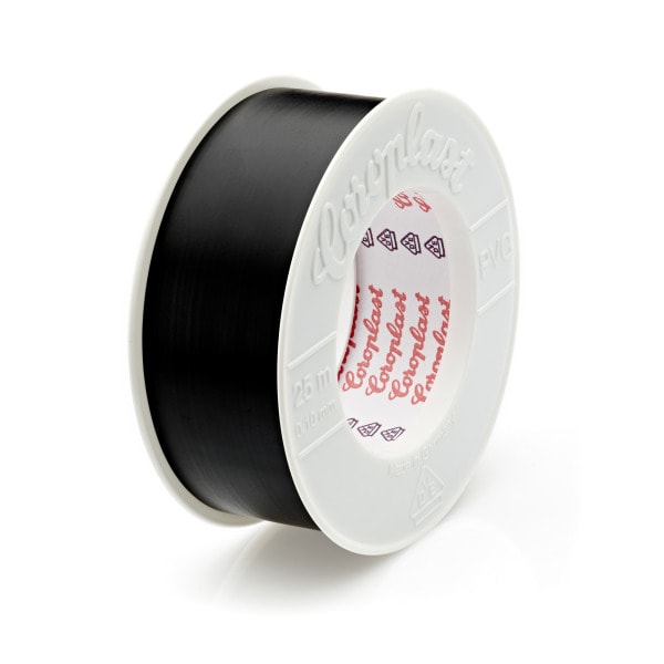 COROPLAST - Isolierband 302, Schwarz, 0,15X30,25M