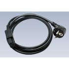 SCHURRER - Kaltgeraetezuleitung PVC 2M sw